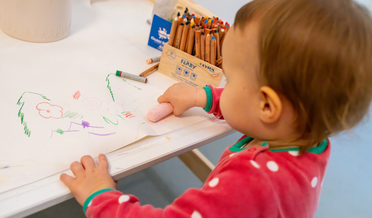 Child drawing