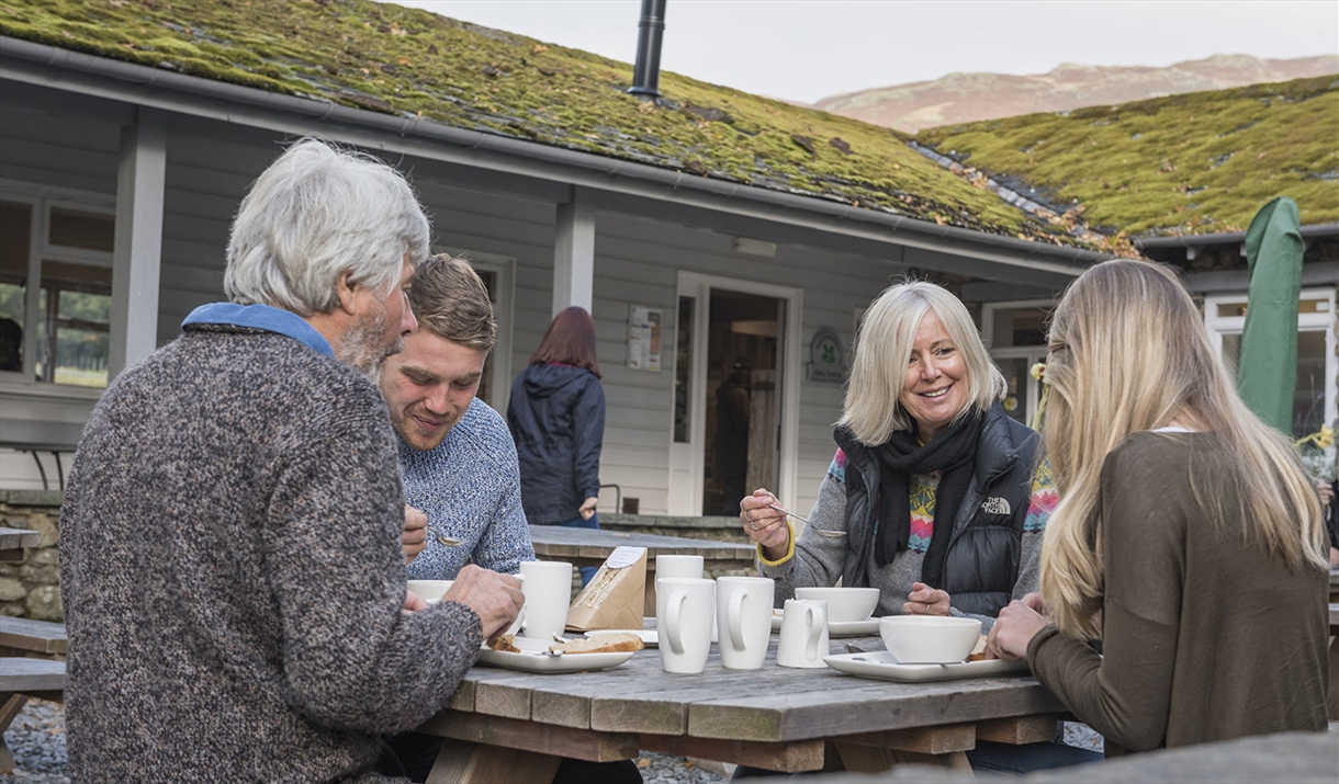 Food and Drink at Aira Force Tea Room in Matterdale, Lake District © National Trust Images, Stewart Smith