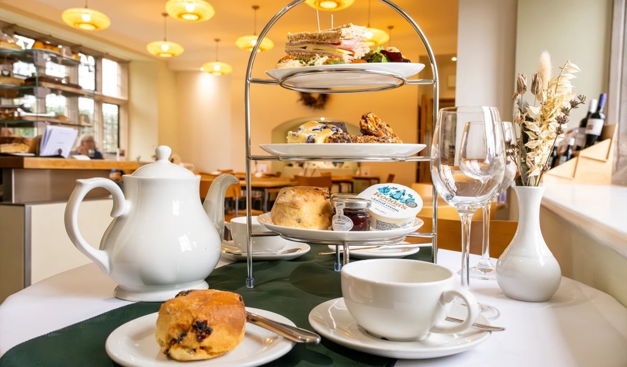 An afternoon tea in the Tea Shop