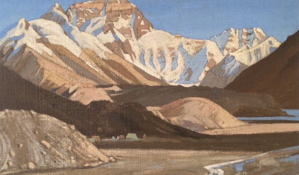 painting of Everest by Howard Somervell