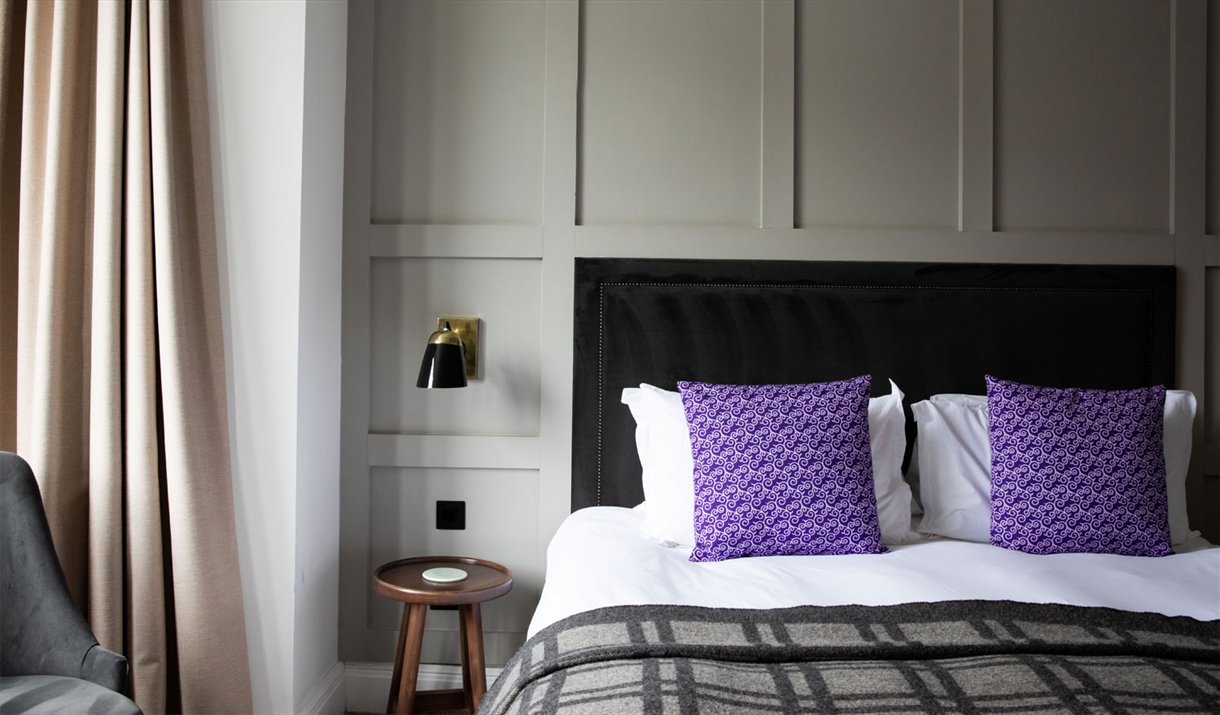 Double Bedroom at The Black Bull Inn in Sedbergh, Cumbria © Amanda-Farnese Heath Photography