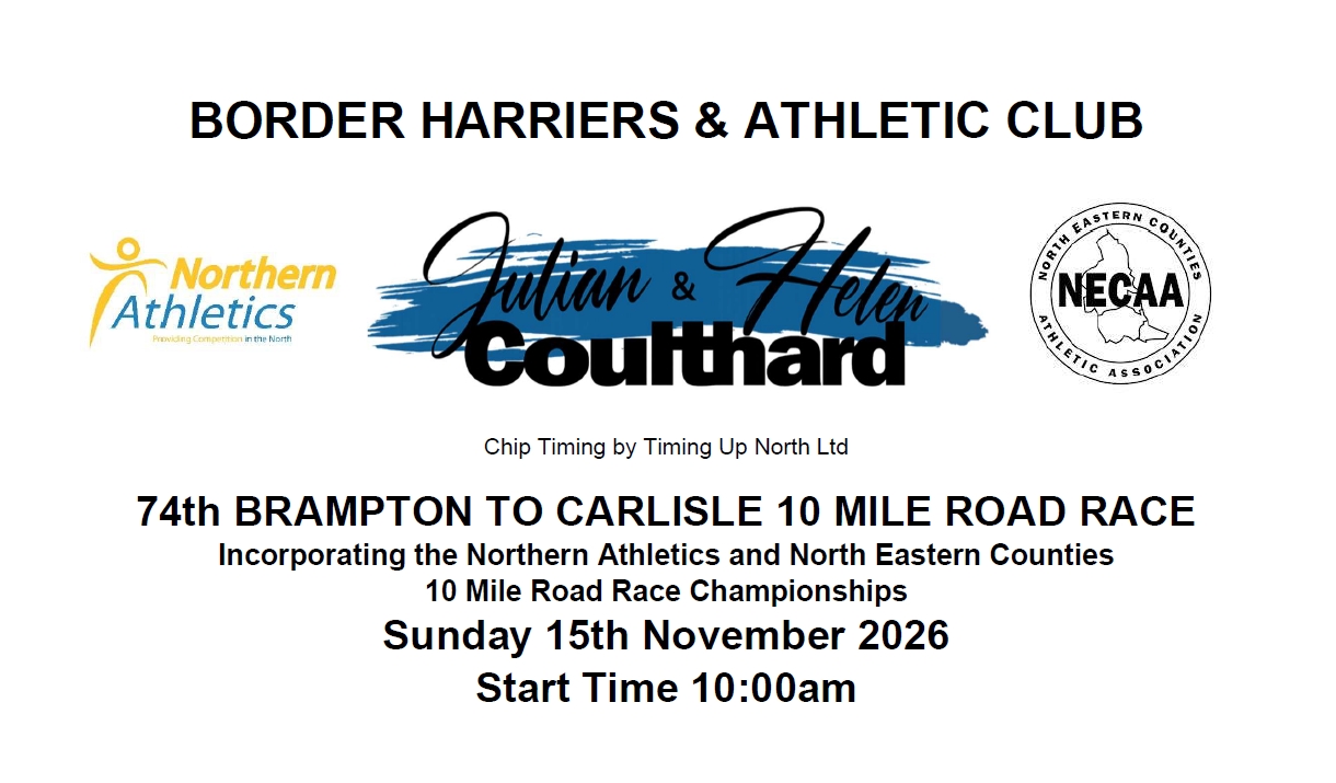 Brampton to Carlisle 10 Mile Road Race 2026