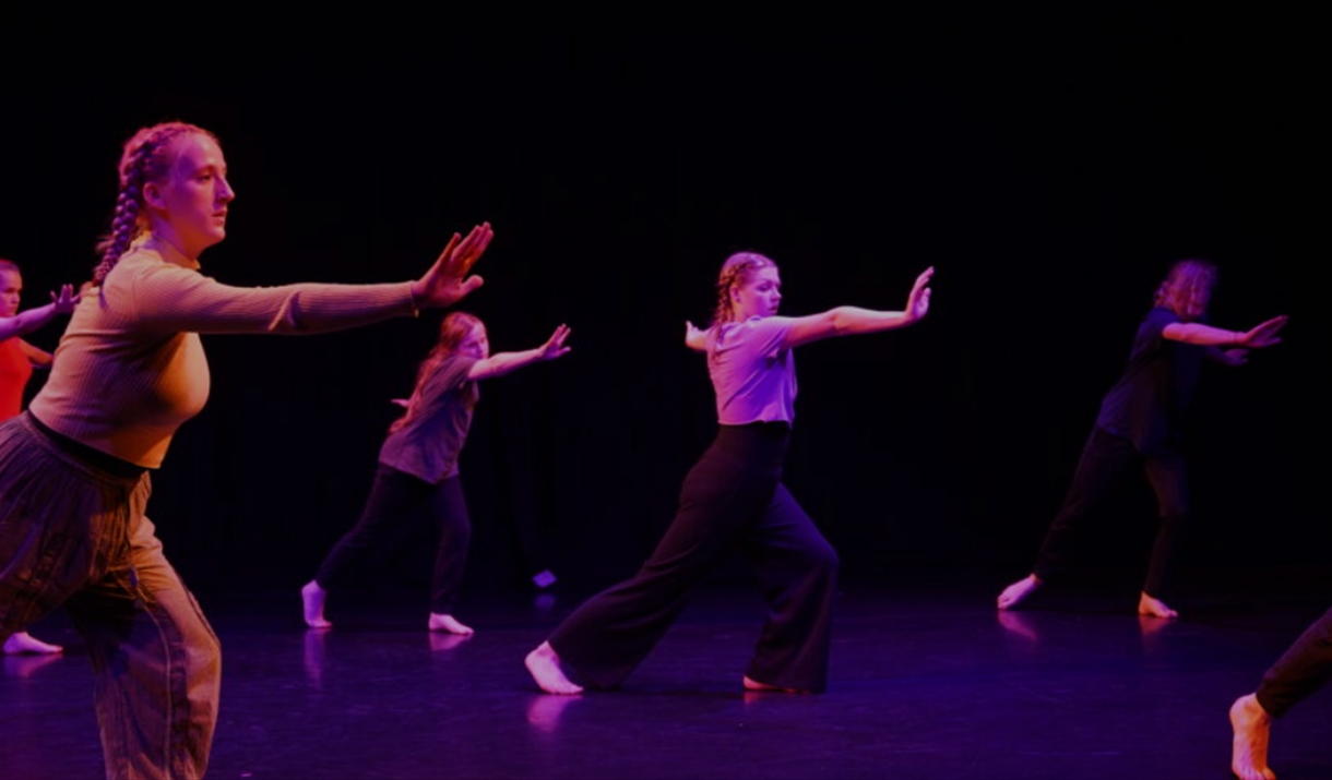 Group of young dancers