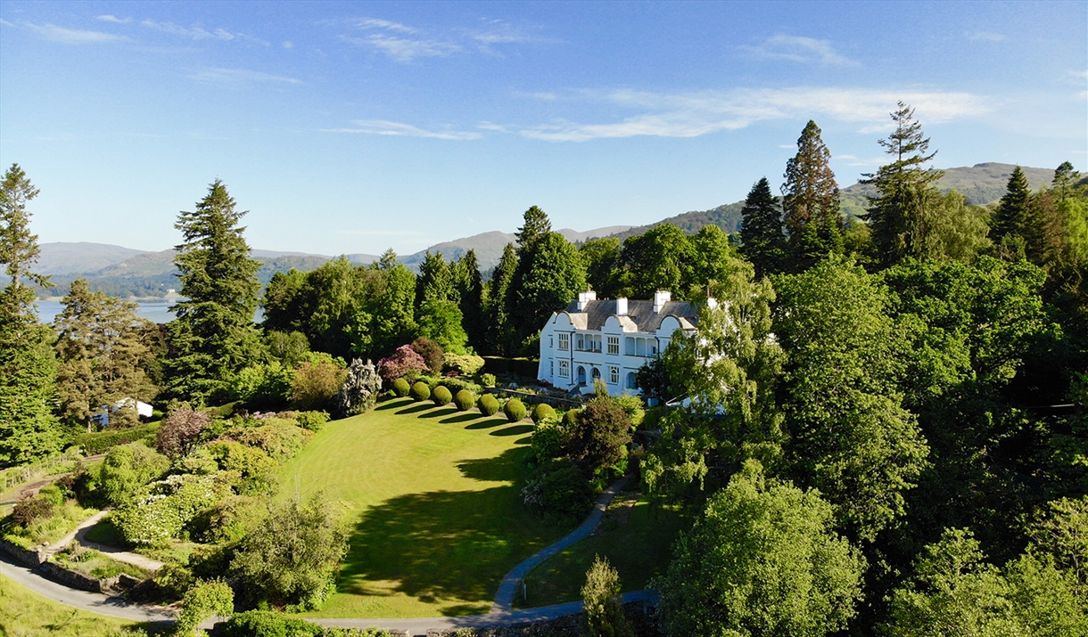 Grounds and exterior at Brockhole on Windermere Visitor Centre in the Lake District