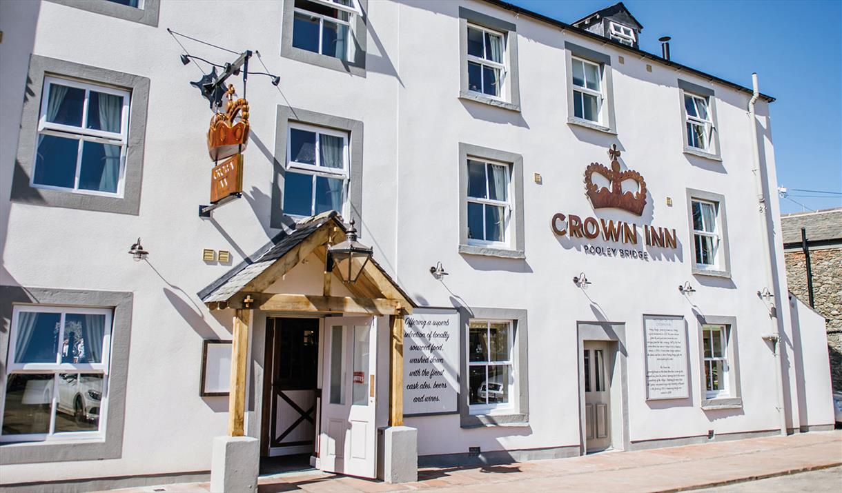 Exterior at The Crown Inn at Pooley Bridge in Ullswater, Lake District