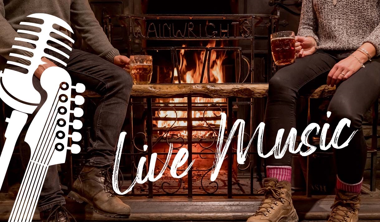 Live Music with a fireplace