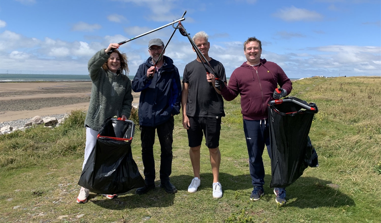 Coastal Cleanups with Wild Work Days with Cumbria Wildlife Trust