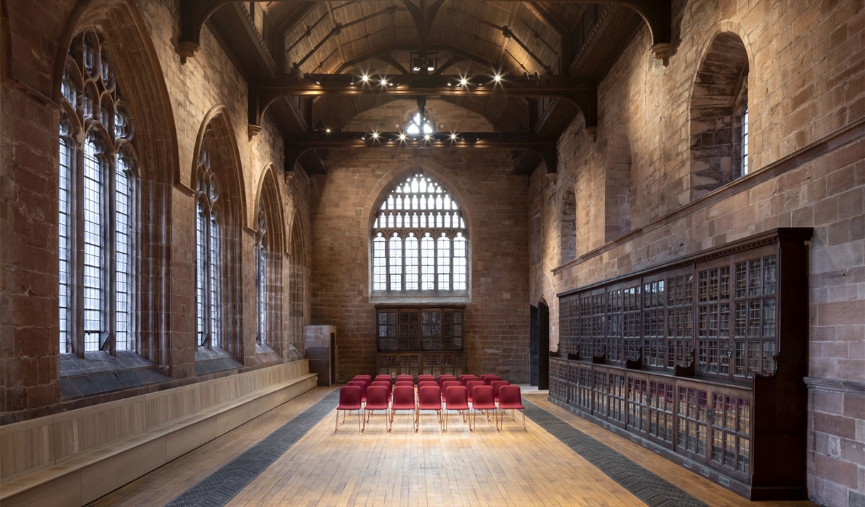 The Fratry Hall Function Room at Carlisle Cathedral in Carlisle, Cumbria