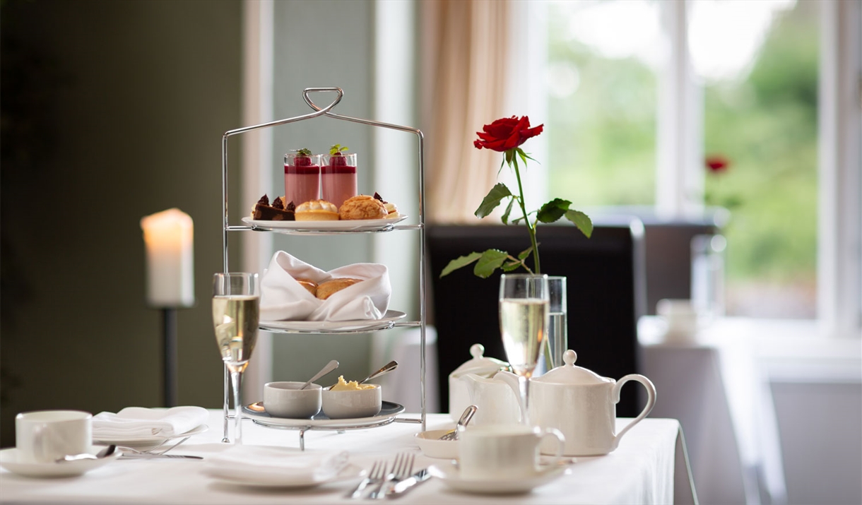 Enjoy traditional tiered Afternoon Tea at Cedar Manor in Windermere, Lake District