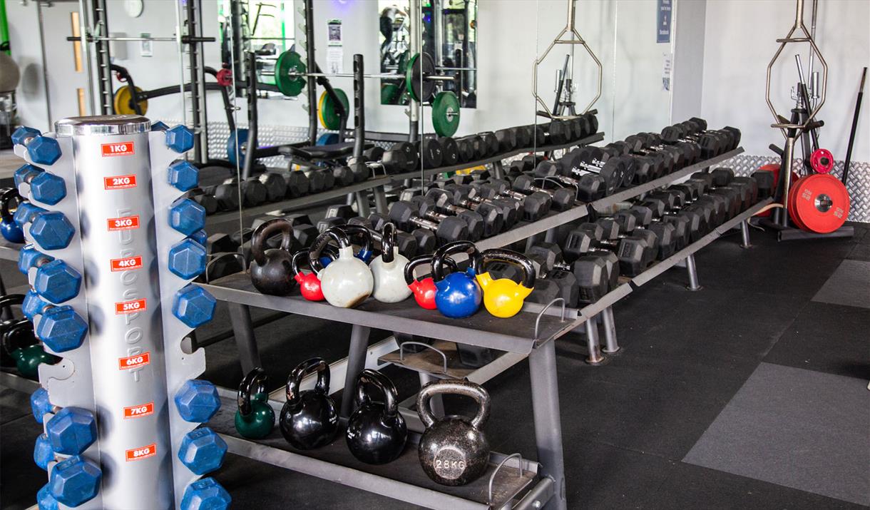 Free Weights and Kettlebells at Choices Health Club Windermere in the Lake District, Cumbria