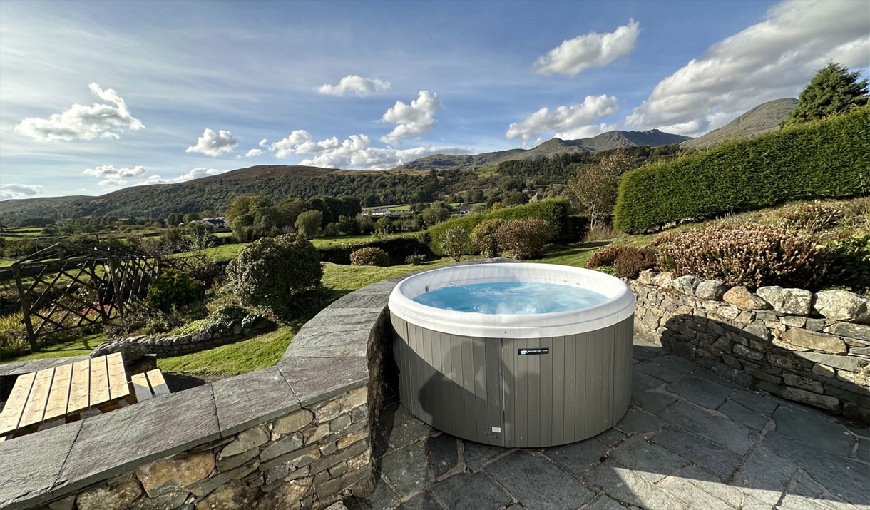 Views from the Hot Tub at Hollace in Tover, Lake District