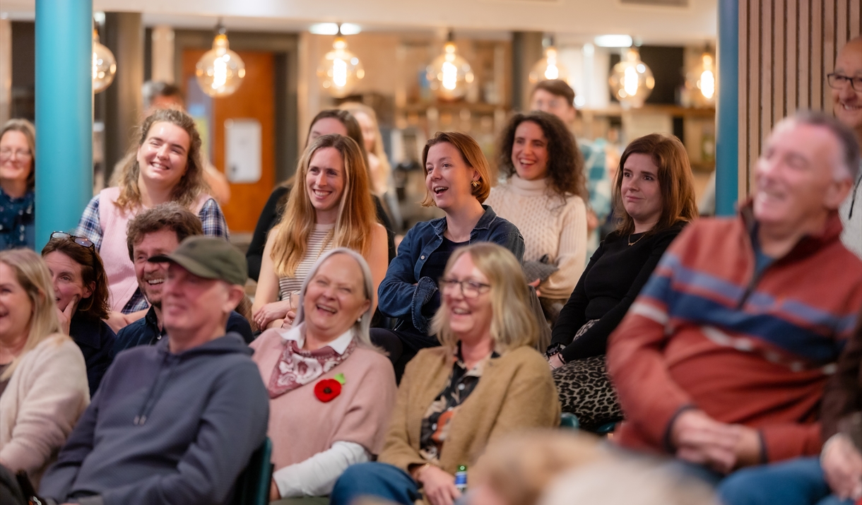Laughing Crowd at Big Fish Comedy Club