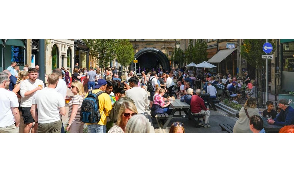 Devonshire Street Party in Carlisle, Cumbria