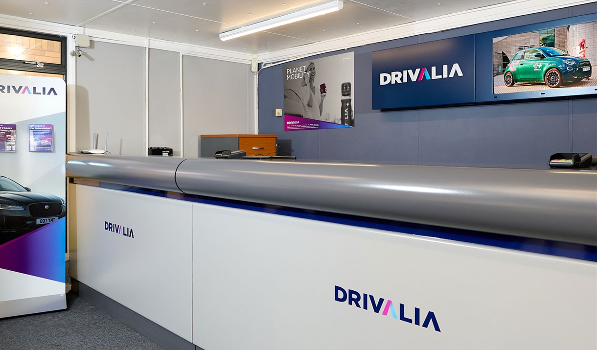 Reception Desk at Drivalia Car Hire Lancaster