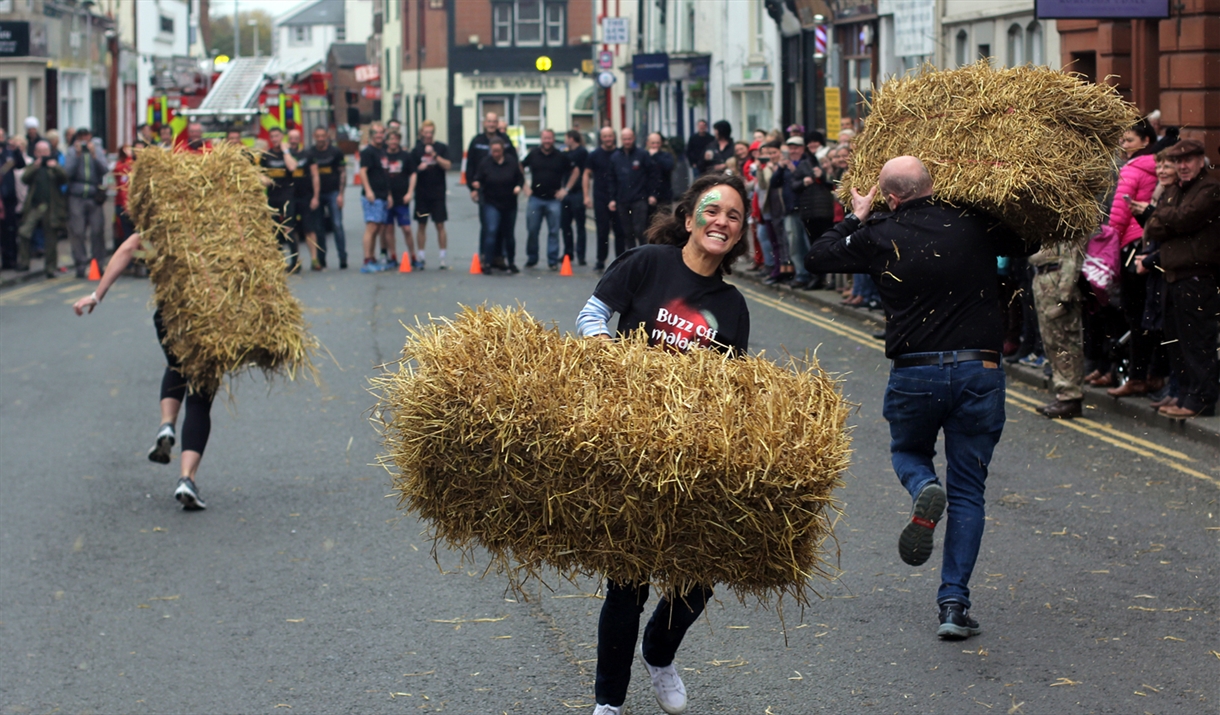 Participants in the Winter Droving Festival by Eden Arts in Penrith, Cumbria