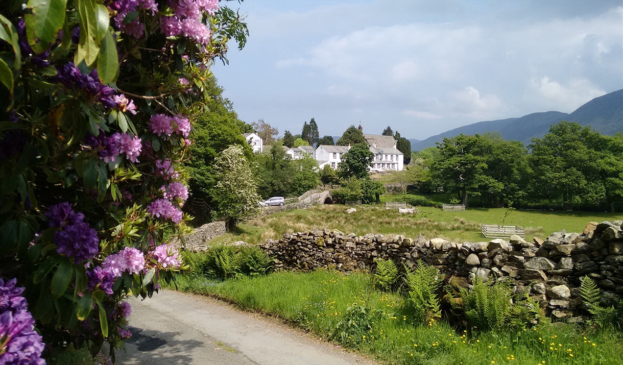 Exterior and Drive at Kirkstile Inn in Loweswater, Lake District