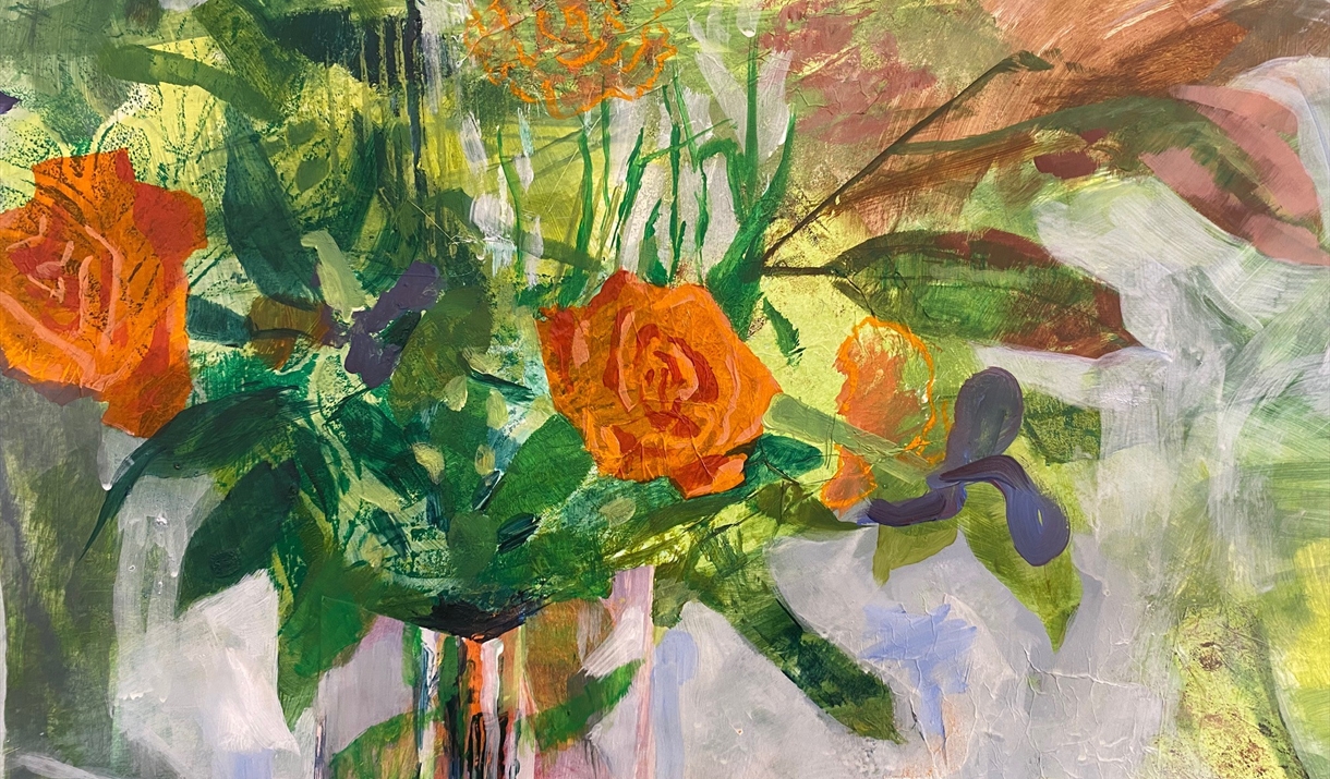 Floral Acrylics & Mixed Media Workshop