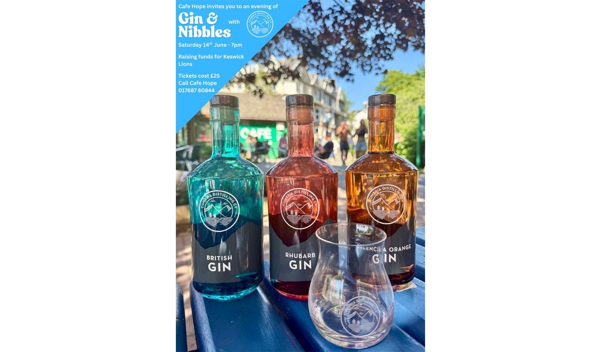 Poster for Gin & Nibbles Evening