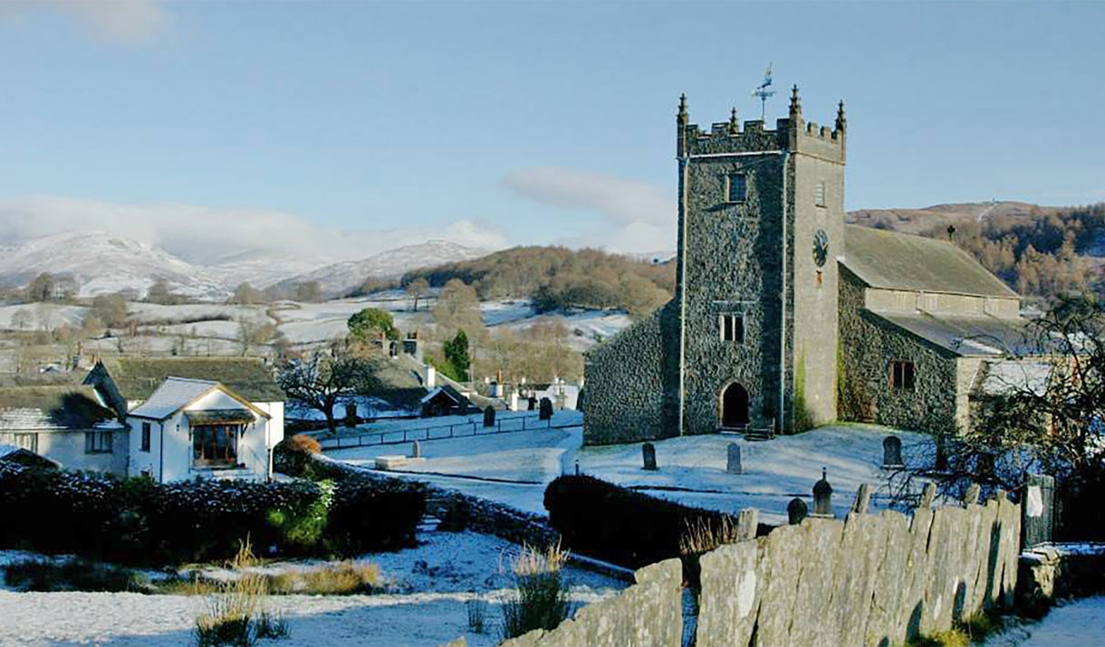 Hawkshead in the snow