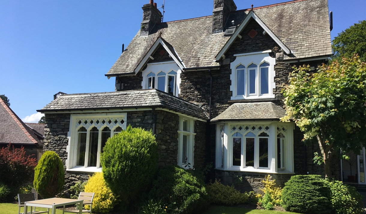 Exterior and Outside Seating at The Hideaway at Windermere in Windermere, Lake District