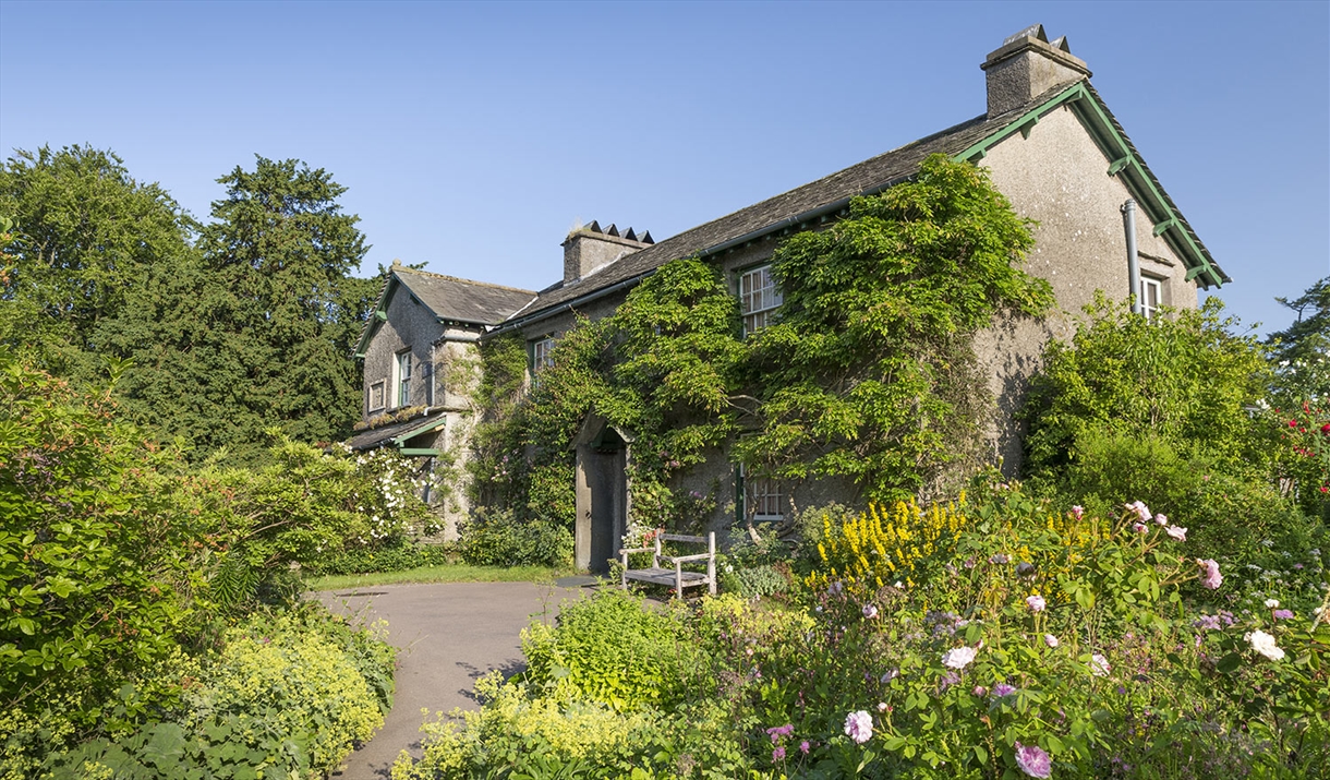 Exterior and Gardens at Hill Top, Beatrix Potter's House in Near Sawrey, Ambleside, Lake District