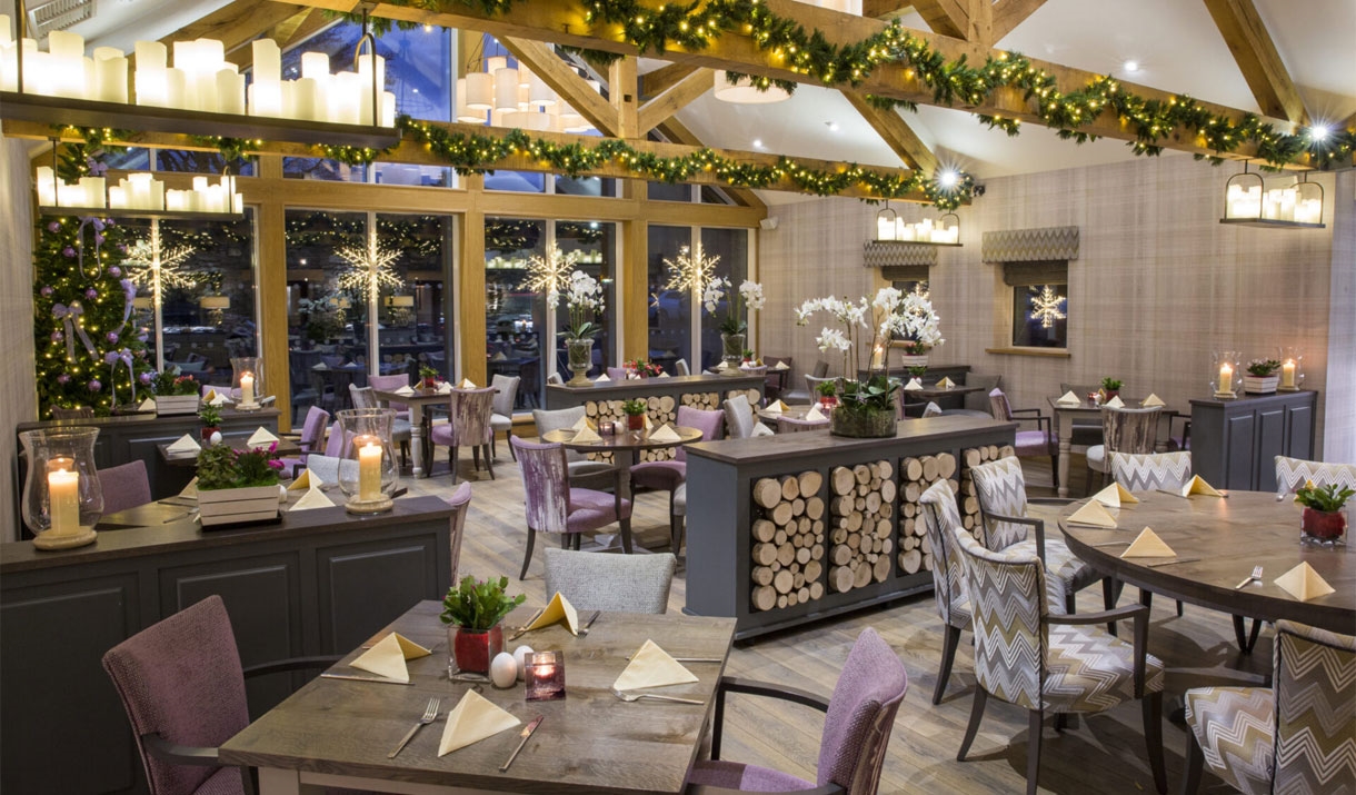 Christmas Day Lunch in the Candleroom at The Inn on the Lake in Glenridding, Lake District