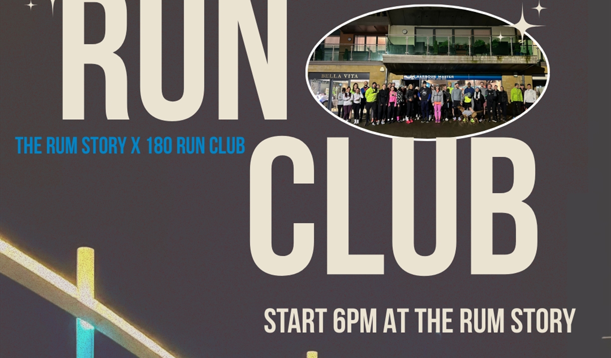 Background of Whitehaven Harbour illuminated by The Wave in Blue and Yellow
