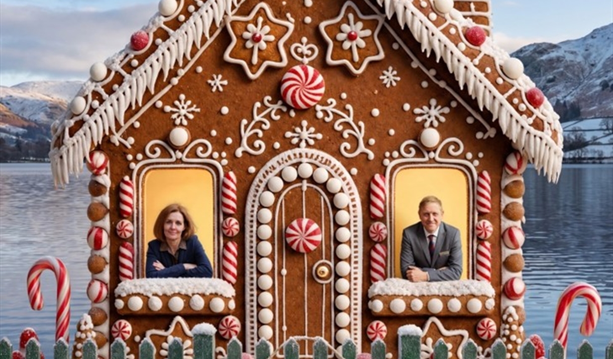 Joanne Hunter (Owner of Grasmere Gingerbread®) and Mark Needham (GM at Low Wood Bay)