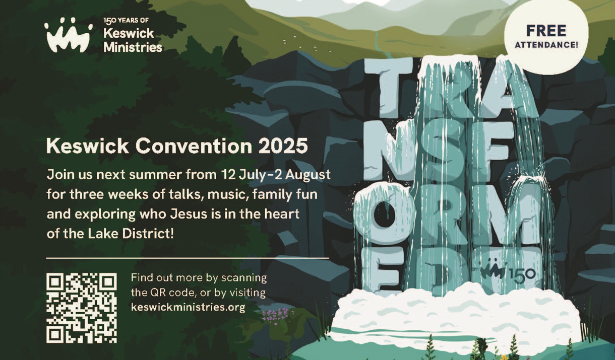 Poster for Keswick Convention 2025, "Transform"
