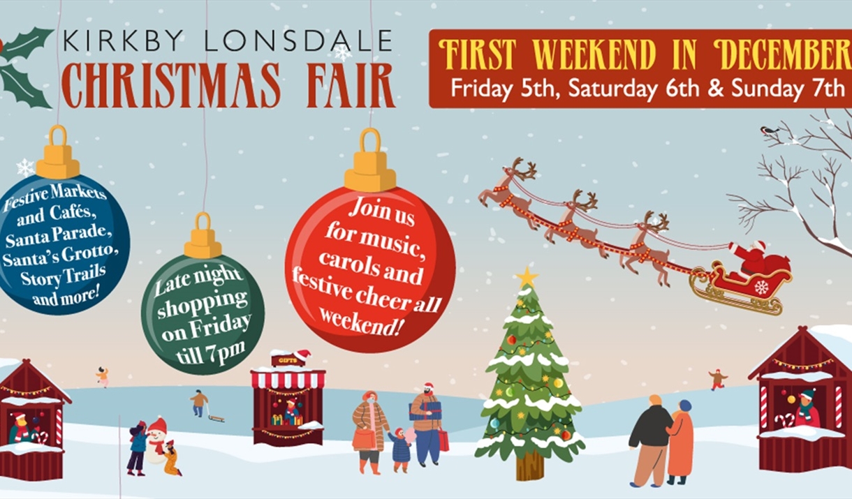 Poster for Kirkby Lonsdale Christmas Fair