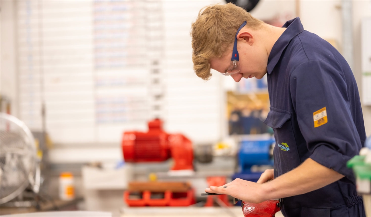 Student at Lakes College in Workington, Cumbria