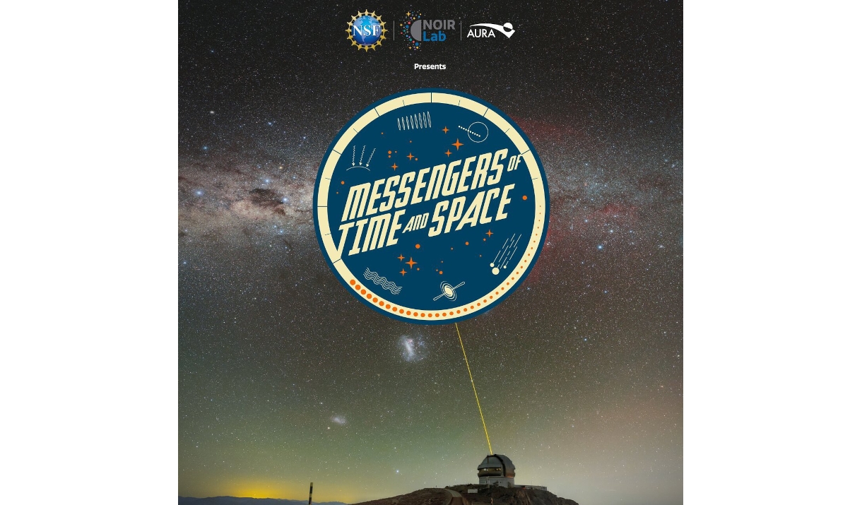 Poster for the Messengers of Time and Space Planetarium Event at Grizedale Observatory in the Lake District, Cumbria