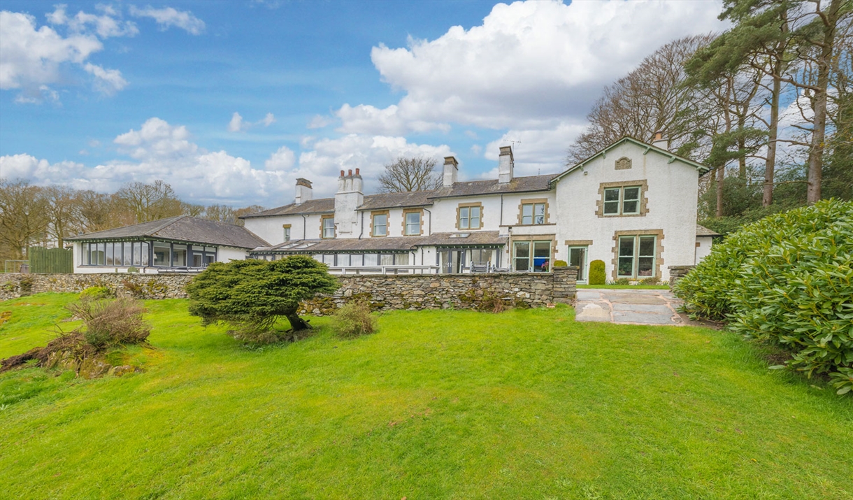 Exterior of Oaks Country House at The Oaks Country Estate in Bowness-on-Windermere, Lake District