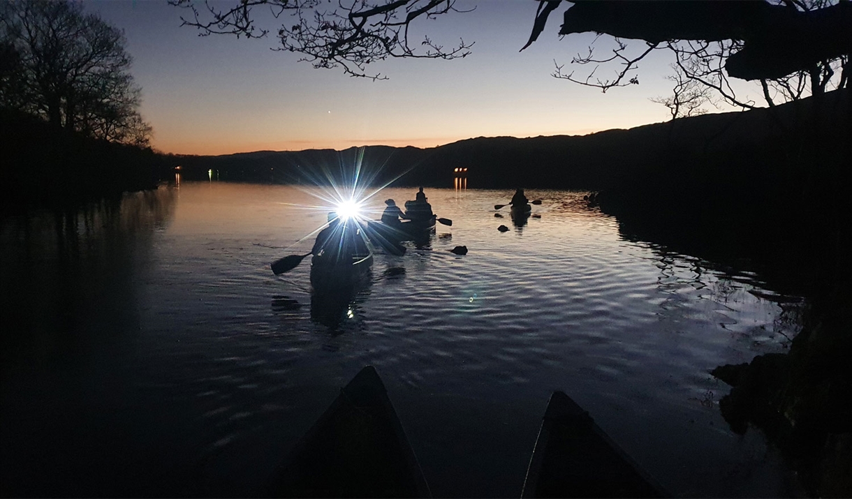 Visitors Dark Sky Canoeing & Star Gazing with Path to Adventure in the Lake District, Cumbria