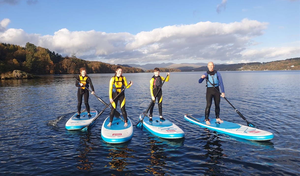 Paddleboard Hire (1 hour) on Windermere with Graythwaite Adventure