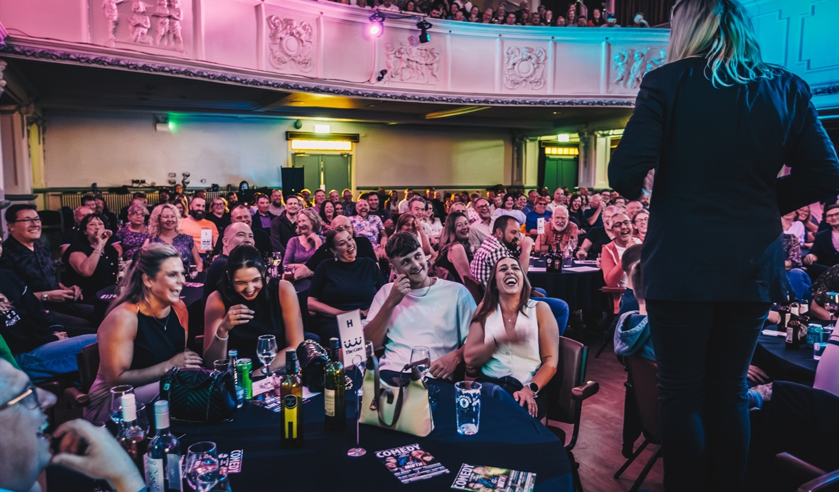 Sold out comedy event