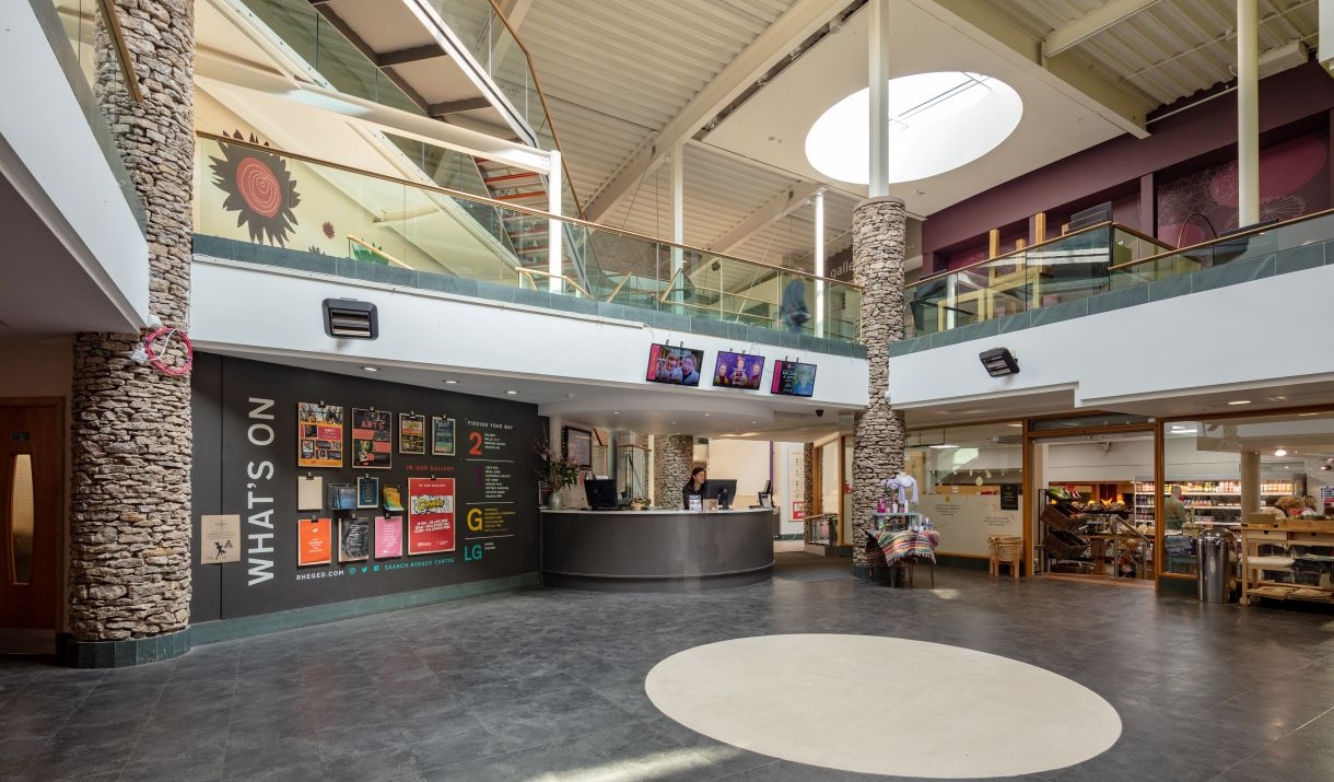 Reception area of Rheged