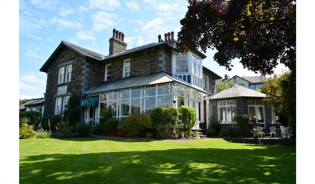 Exterior and Garden Space at Rothay Garth B&B in Ambleside, Lake District