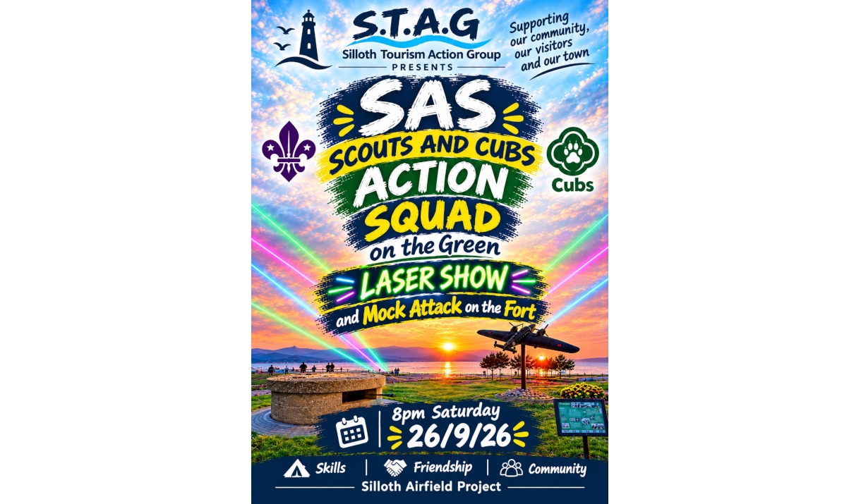 Poster for the SAS (Scouts & Cubs Action Squad) on the Green event in Silloth, Cumbria
