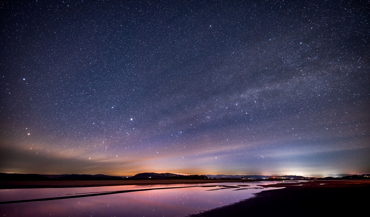 Photo of a night sky in Cumbria filled with stars