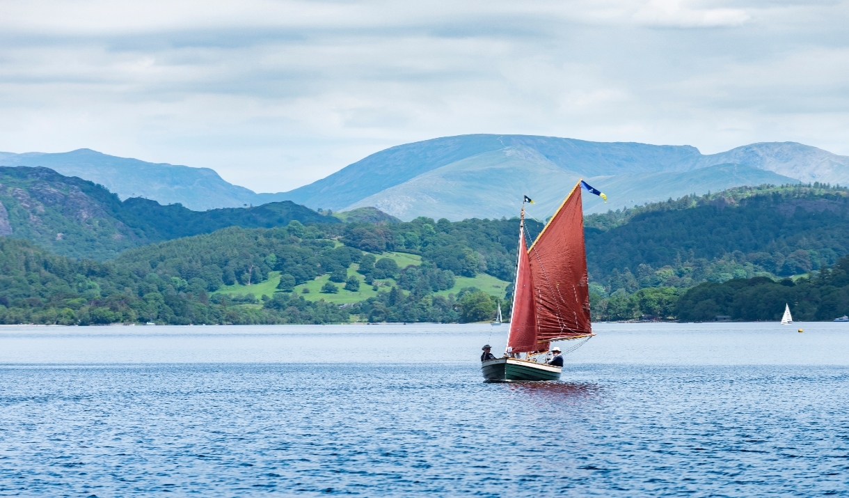 a boat on Coniston Water