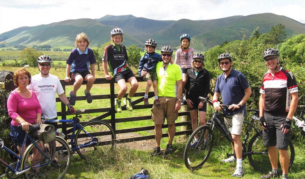 Guided Family Bike Skills with Saddle Skedaddle in the Lake District, Cumbria