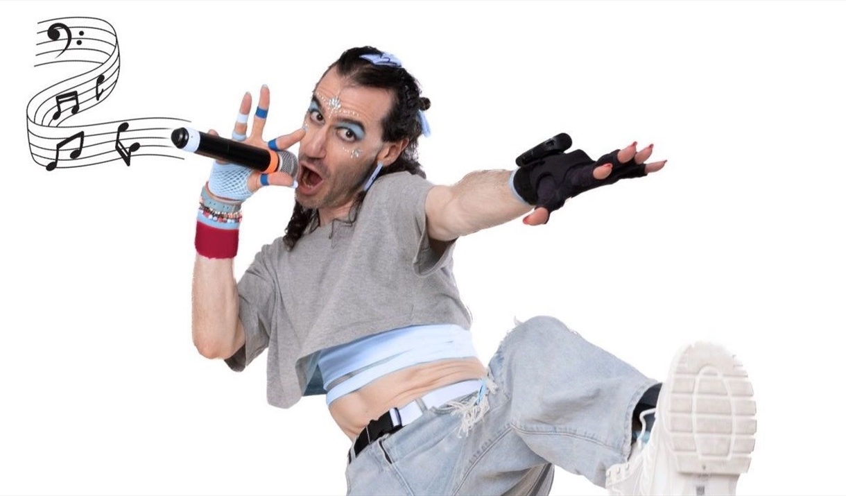 Beatboxer rapper event performance