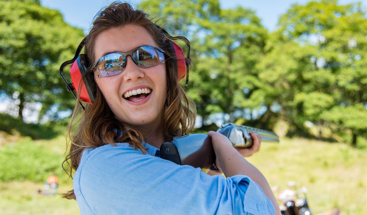 Clay Pigeon Shooting, Graythwaite Estate with Graythwaite Adventure near Hawkshead, Lake District