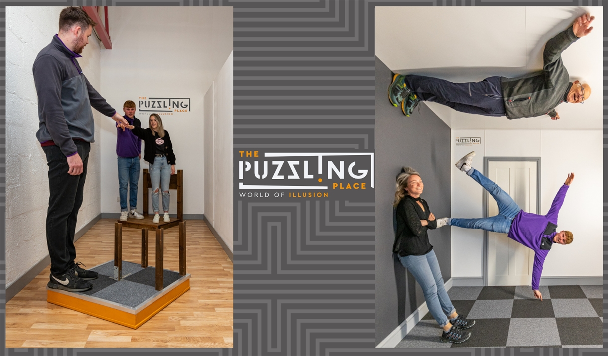 Optical Illusions at The Puzzling Place in Keswick, Lake District