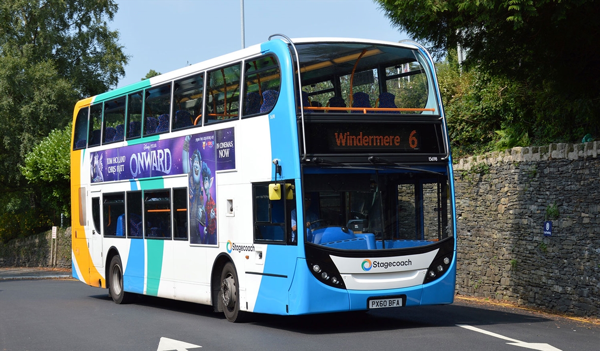 Stagecoach number 6 service between Barrow-in-Furness and Bowness-on-Windermere. Photo: Lee Wardle.