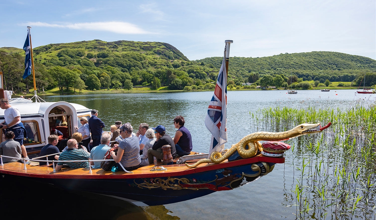 Views from Steam Yacht Gondola on Coniston Water, Lake District