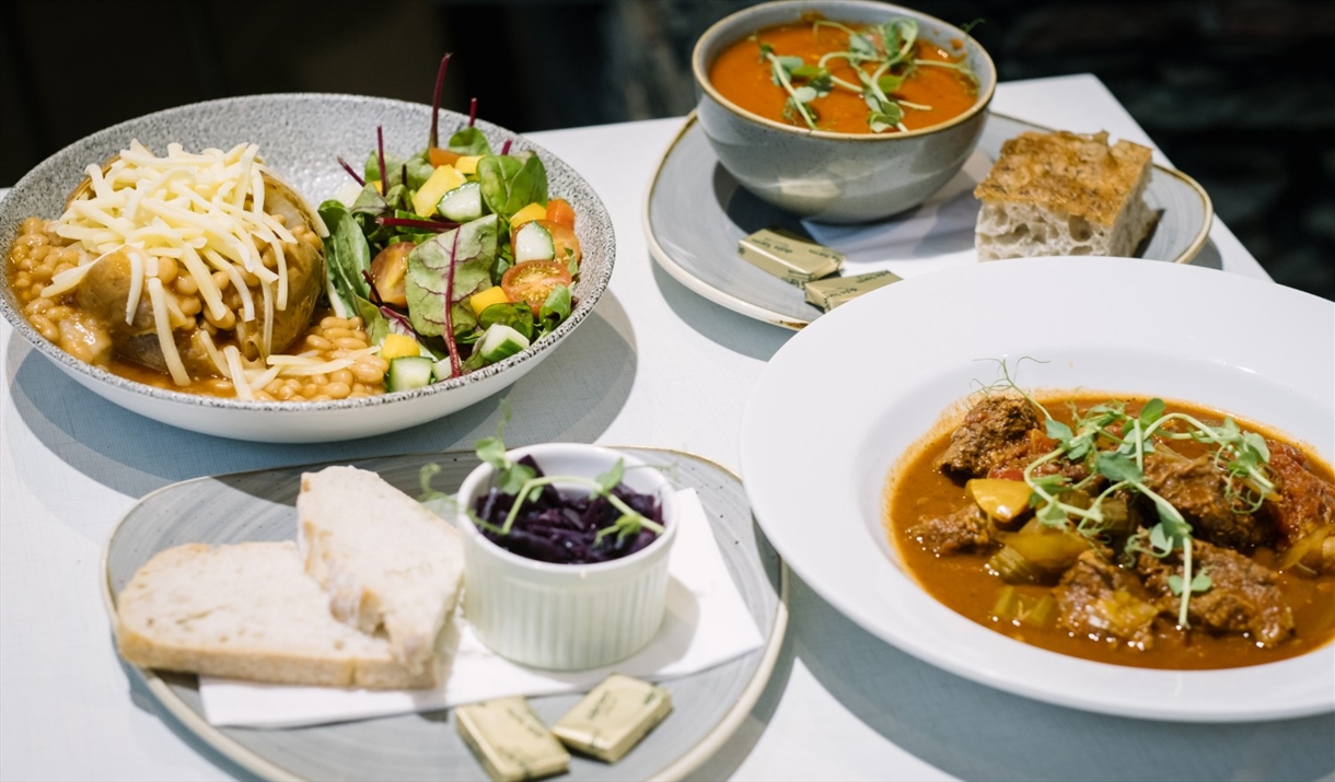 Food from Lakeside Café Restaurant in Keswick, Lake District