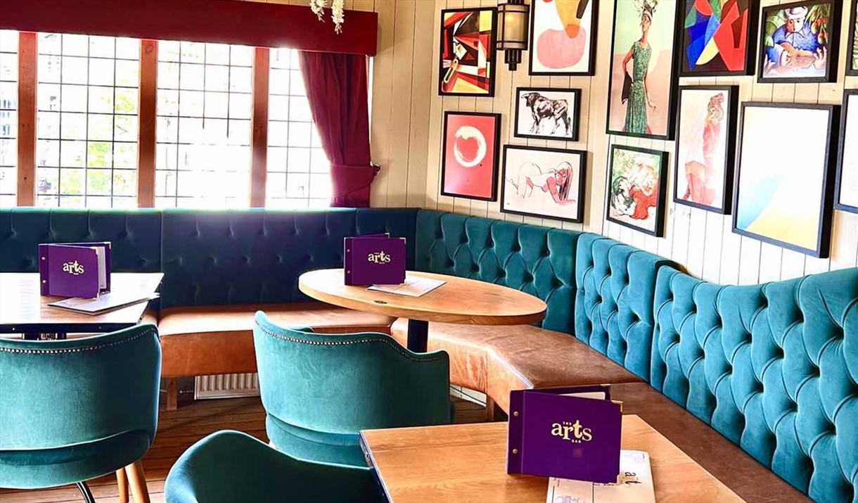 Interior Seating at The Arts Bar & Grill in Bowness-on-Windermere, Lake District