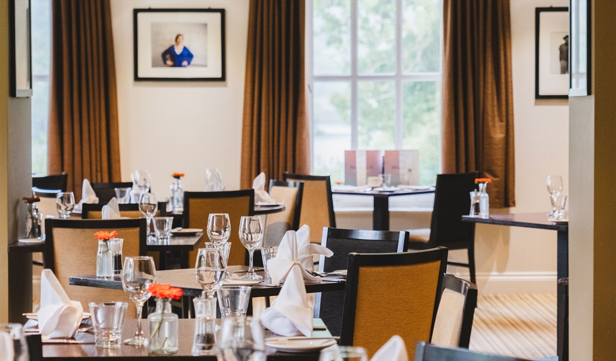 Seating and Table Settings at The Dining Room Restaurant at Daffodil Hotel & Spa in Grasmere, Lake District